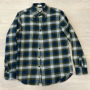 J Crew Midweight Flannel Workshirt